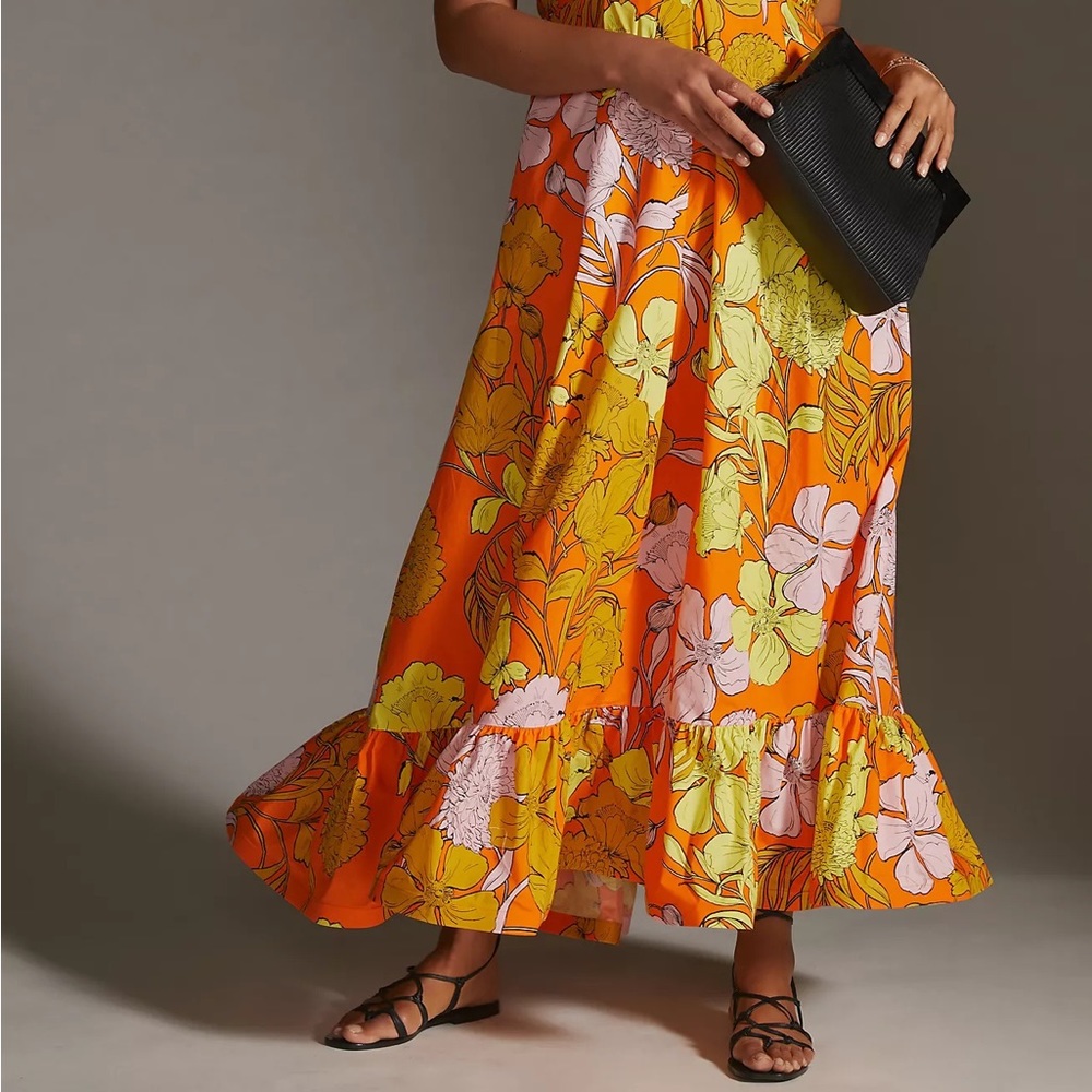 Anthropologie Plenty by Tracy Reese Floral Maxi Dress - Picture 12 of 16
